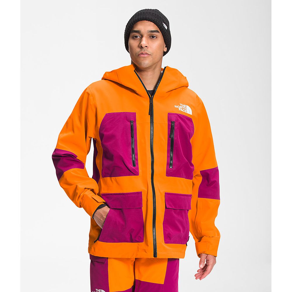 The North Face Insulated Jacket Mens Australia - The North Face Dragline Orange / Rose Dryvent (KGJ-